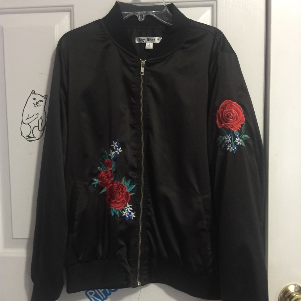 rose design jacket